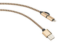 Il cotone del cavo di HDMI ha intrecciato il manicotto per la protezione/abbellimento del connettore di USB