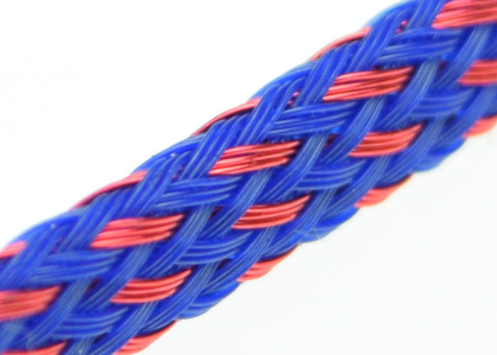 Manicotto intrecciato estensibile del filamento piano di nylon per il cavo/tubo flessibile proteggenti
