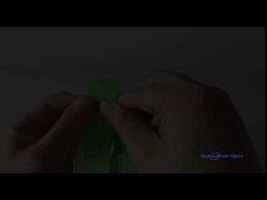 Manicotto intrecciato verde personalizzato per cablaggio