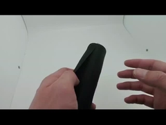 Manicotto intrecciato in PET intrecciato con chiusura automatica nera