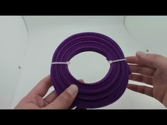 Sleeve a treccia di fibra piatta di nylon espandibile per la protezione del cavo / del tubo