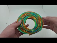 Anti-abrasivo poliestere PET manica intrecciata espandibile per la protezione dei cavi