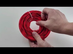 PET ignifugo con manica intrecciata espandibile con involucro ad alta densità