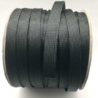 Manicotto intrecciato espandibile in PET con protezione cavi da 6 mm, colore nero, ignifugo