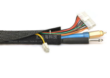 comprare Alogeno nitido resistente del Velcro del cavo di parte consumata estensibile della manica libero fabbricazione online