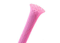 Lunghezza su ordinazione copertura flessibile blu della manica del cavo/di rosa per protezione del cavo