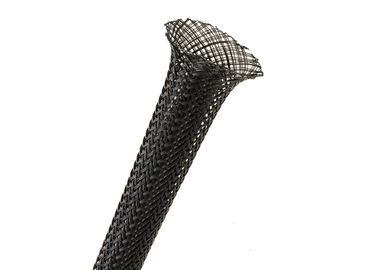 comprare Colore di nylon intrecciato del nero della manica di resistenza all'usura con superficie regolare fabbricazione online