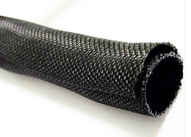 comprare Auto resistente dell'abrasione che avvolge manicotto intrecciato spaccatura per il cablaggio della gestione del cavo fabbricazione online