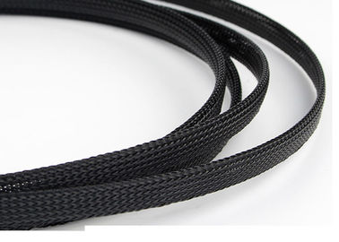 comprare Maniche resistenti al fuoco intrecciate flessibili estensibili del cavo del monofilo del poliestere dei rivestimenti del filo fabbricazione online