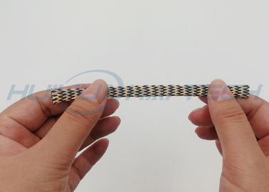 comprare Le maniche flessibili della copertura del filo intrecciato del modello trasversale riducono il peso del cablaggio fabbricazione online