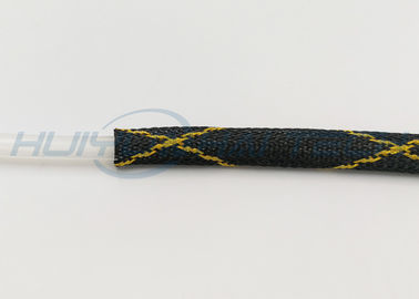 comprare Manicotto intrecciato elettrico di colore trasversale giallo rispettoso dell'ambiente fabbricazione online