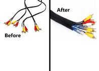Cablaggio di cavo di manicotto intrecciato elettrico di USB, prova di manicotto intrecciata della fiamma