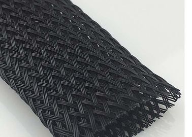 comprare Prova di manicotto intrecciata ad alta temperatura elettrica nera della fiamma per i pacchi del cavo fabbricazione online