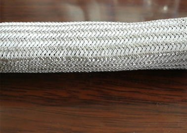 comprare Manicotto intrecciato placcato argento dell'acciaio inossidabile, tubatura intrecciata dell'acciaio inossidabile fabbricazione online