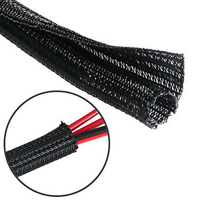 comprare Copertura flessibile di nylon del gancio della manica del cavo del Velcro e del filo intrecciato del ciclo fabbricazione online