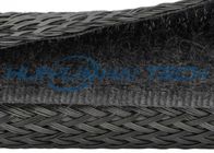 Copertura flessibile di nylon del gancio della manica del cavo del Velcro e del filo intrecciato del ciclo