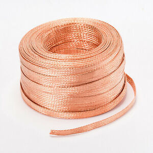 comprare Resistenza all'abrasione di EMI Shielding Copper Braided Sleeving di protezione del cavo fabbricazione online