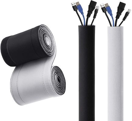 comprare Copertura flessibile del filo intrecciato della manica del cavo del Velcro del neoprene della gestione fabbricazione online