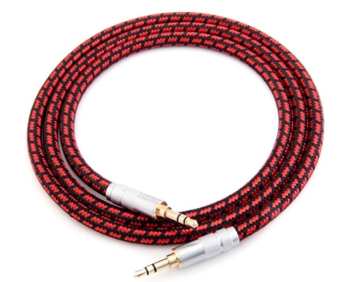 comprare manica rossa piana del cavo del cotone della sospensione di 50mm che amplia manicotto intrecciato fabbricazione online