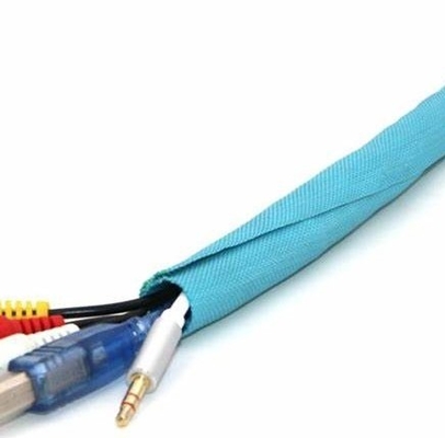 comprare L'auto blu dell'ANIMALE DOMESTICO dello SGS che avvolge la spaccatura ha intrecciato l'abrasione di manicotto resistente fabbricazione online