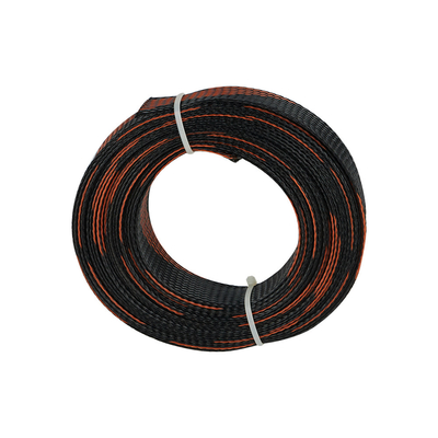 comprare il nero di manicotto intrecciato estensibile/arancia dell'ANIMALE DOMESTICO riciclabile di 1-100mm ignifuga fabbricazione online