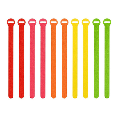 comprare Legami regolabili della gestione del cavo del Velcro scopo riutilizzabile di nylon delle fascette ferma-cavo di 100% di multi fabbricazione online