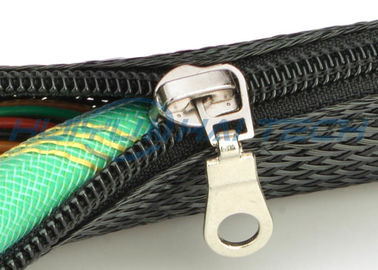 Cablaggio di dimensione su misura involucro intrecciato manica materiale di nylon del cavo della chiusura lampo dell'ANIMALE DOMESTICO buon