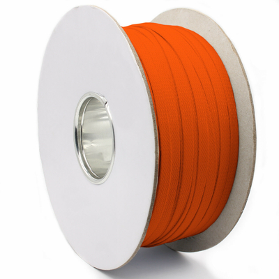 Manica intrecciata estensibile dell'ANIMALE DOMESTICO leggero arancio di colore flessibile ed abrasione resistente